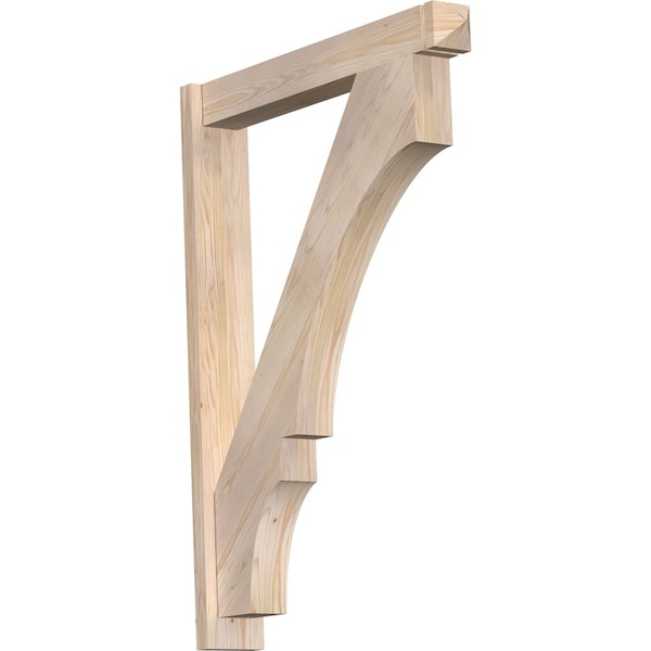 Ekena Millwork Balboa Arts & Crafts Smooth Outlooker, Douglas Fir, 5 1/2"W x 34"D x 46"H OUT06X34X46BOA03SDF - main